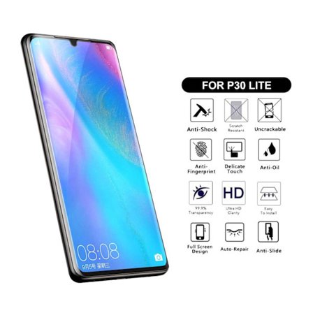 Fuld Huawei P30 Lite Screen Protection Nanoedge Protective Plastic