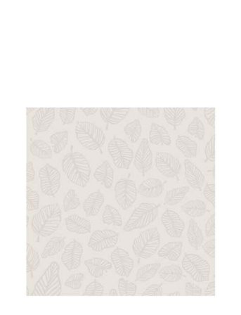 Napkin Leaf Embossed Cream Cooee Design