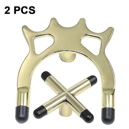 2 stk. Billard Pool Kø Stang, Billard Kø Tilbehør Billard Imitation Kobber Ramme Hoved Amerikansk S