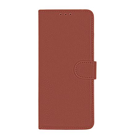 Samsung Galaxy Note 10 Lite Plånboksfodral Med Stativ - Brun Brun