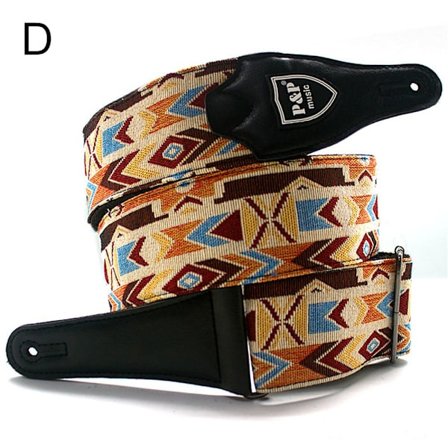 Justerbar rem för gitarr i bohemisk stil D
