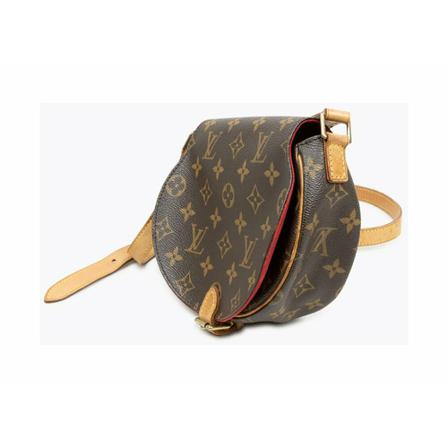 Louis Vuitton Vintage, Pre-Owned Monogram Tambourine Bag Bruin, Dames, Maat:ONE Size,voering