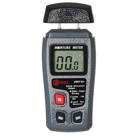 Puun kosteuden mittauslaite 4 tilaa Kannettava kosteusmittari Neulatyyppinen puun kosteusinstrumentti Kädessä pidettävä vesivuodonilmaisin LCD-näyttö