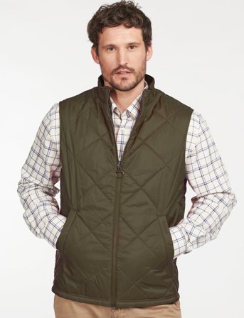 Barbour Barbour Finn Quilted Gilet - Khaki green - M