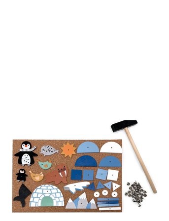 Magni Toys Hammer Mosaic With Penguin - Multi/patterned - 25.5X17.5CM