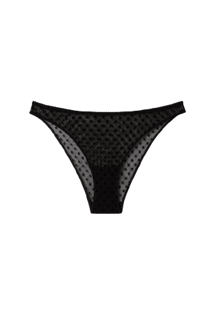 Understatement Mesh Bikini Briefs Trosor Dam Svart L