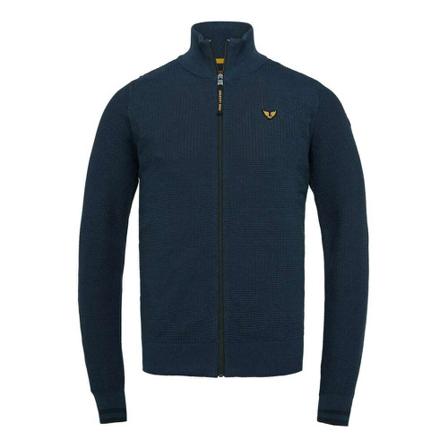 PME Legend Zip Jakke cotton knit sky captain Blå, Herre