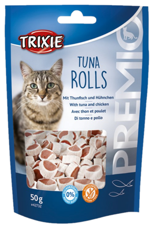 Trixie - Premio Tunfiskruller 50 g - Katt - Kattegodteri & kattegress - Belønningsgodbiter katt - ZOO.no