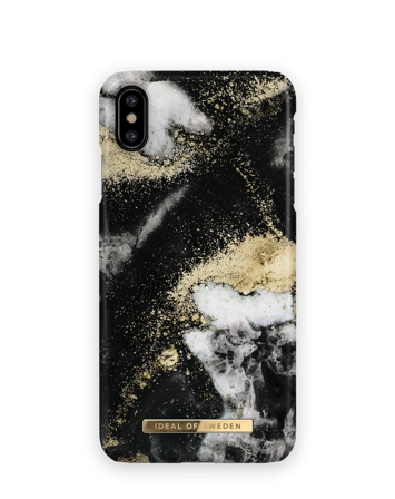Unisex Hülle, Max Black Galaxy Marble Handyhülle