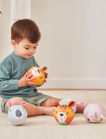 Barbo Toys Tiger Soft Ball - Multi/patterned - ONE SIZE