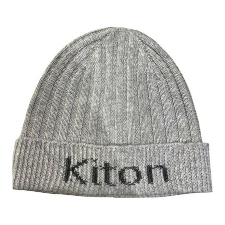 Kiton Beanies , Grijs , Heren , Maat: ONE Size Hoeden