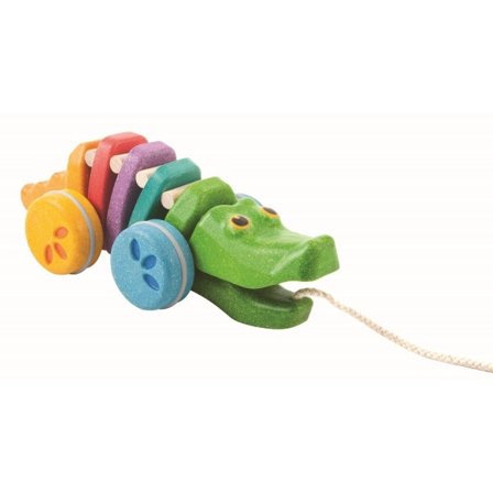 Dancing Alligator Rainbow Dragleksak - PlanToys