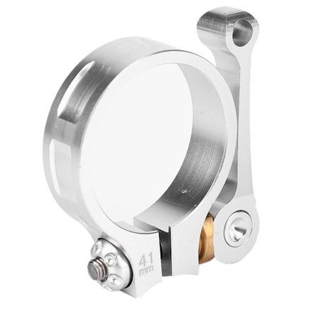 CNC aluminiumlegering Quick Release Cykelsits Rör Clip Cykel Sadelstolps Clamp (silver)