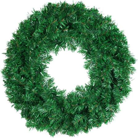 Kunstig Julekrans til Fordøren, 40cm Blanke Kranser til Julekrans Håndværk til Halloween Julekrans 40cm