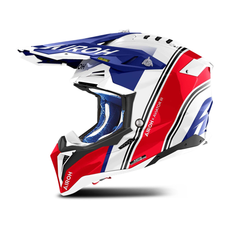 Crossikypärä Airoh Aviator 3 Kiiltävä punainen M