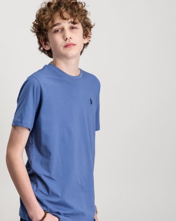 U.S. Polo Assn. DHM Tshirt Blå T-shirts Kille - Kids Brand Store