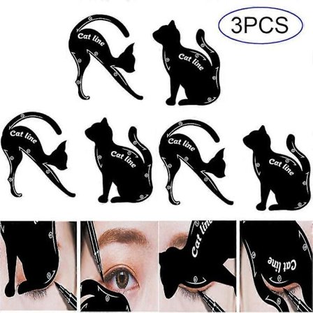 Eyeliner Schablon Modeller Mall Formare Verktyg Katt Öga Linje Ögon Smink Skönhet