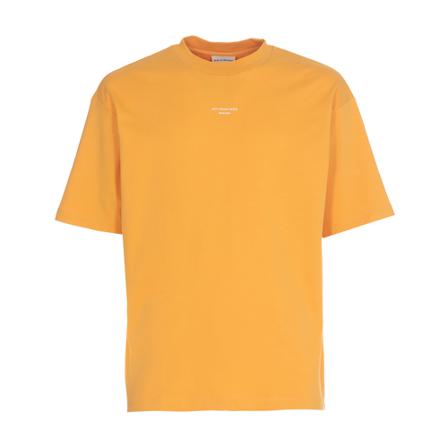Drole de Monsieur T-shirts and Polos Yellow , Geel , Heren , Maat: S