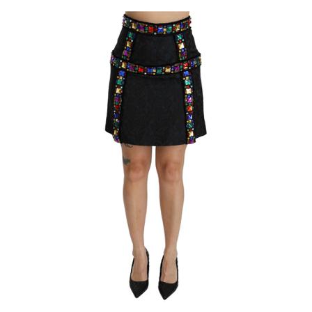 Dolce & Gabbana - Minikjolar - Svart - Dam - Storlek: Xs, Dam, Storlek: XS