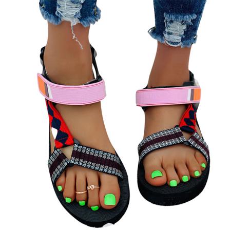 Kvinnors Sandaler Med Öppen Tå Och Ankelrem Platformsandaler