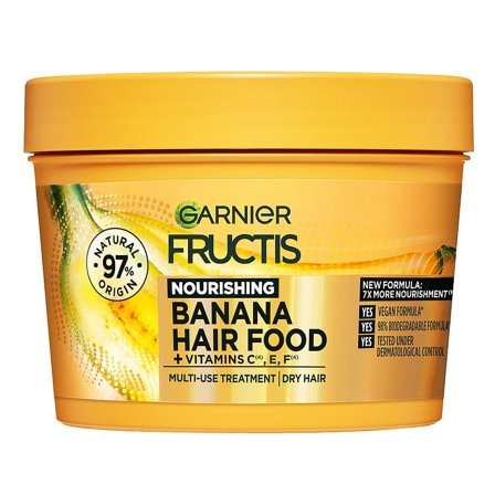 Garnier Hair Food Banana Mask 400 ml, Hår, Specialkure