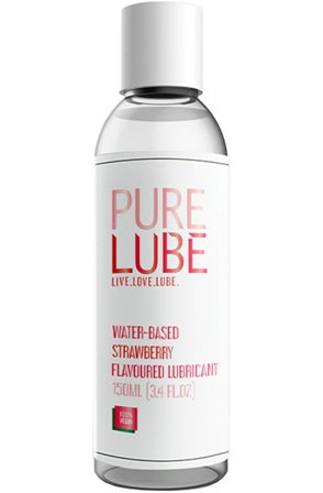Pure Lube Strawberry Flavoured Lubricant 150 ml - Woome.pl