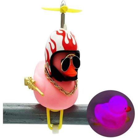 Aimexn Little Pink Duck Bike Bell -auton kojelautakoristeet