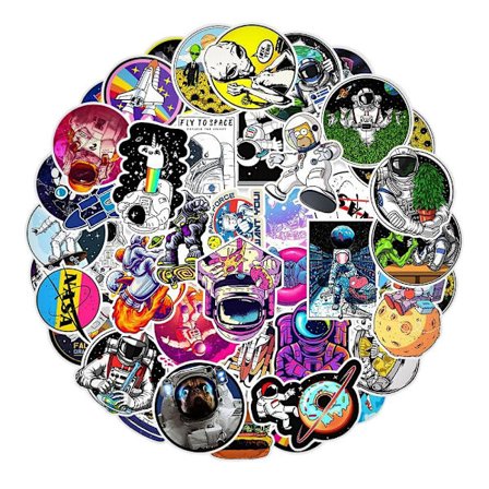 Megapack med Klistermärken - Space Travel