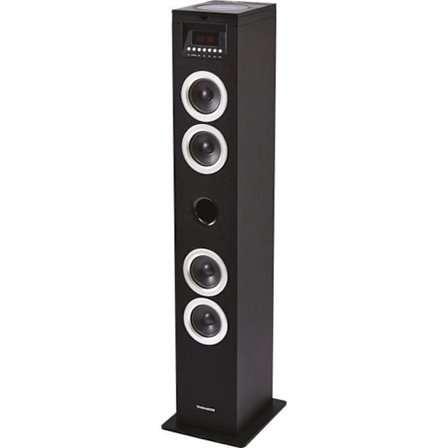 THOMSON DS120CD - Multimedia högtalartorn - CD -spelare - 60W - Bluetooth, USB, FM -radio - LED -display - Svart
