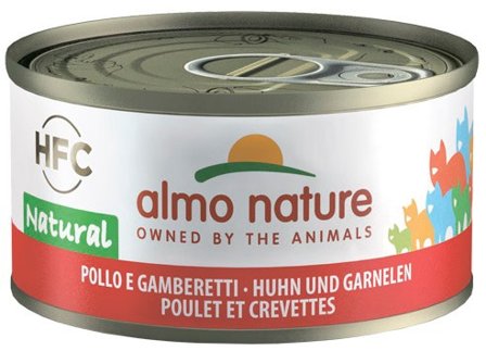 Almo Nature HFC Natural Cibo Umido Pollo E Gamberetti Per Gatti