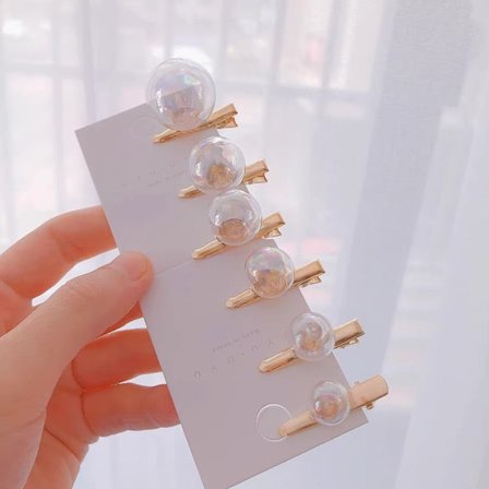 6 ST Bubble Hårnålar Bubble Hårklämmor A A