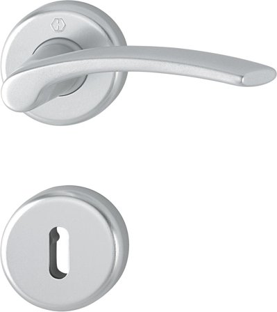 Hoppe Ibiza Dörrhandtag 37-42 mm, med nyckelskylt, 1-pack, Dörrar