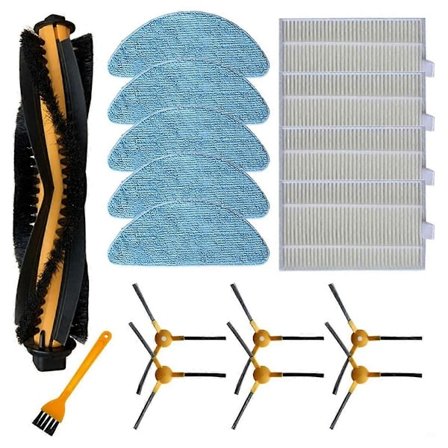 For Q5 Robotstøvsuger Hovedsidebørste Hepa Filter Moppeklut Reservedeler