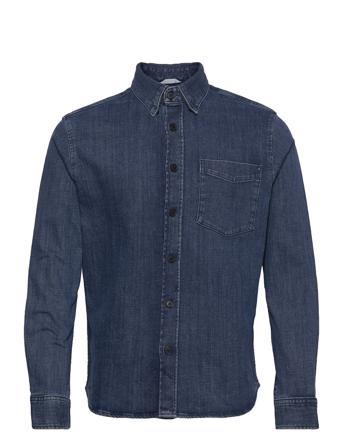 Slhquito 8094.Lue Reg Denim Shirt Blue Selected Homme