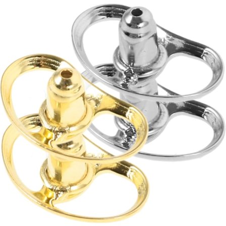 Øreringe Bagstykker Udskiftninger Stk Sikre Øreringe Propper Låsende Smykketilbehør til Mode