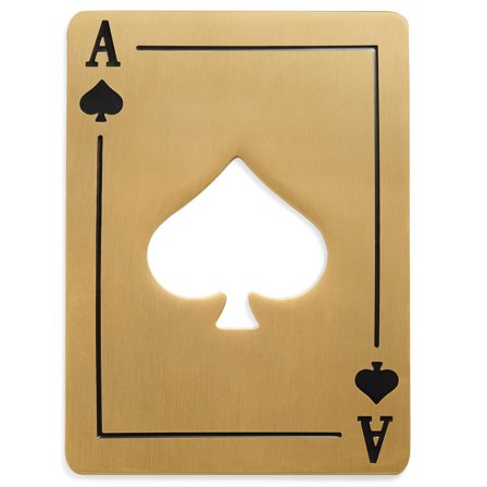 Ace | Guldfarvet Spar Es Oplukker til mænd - Gaver til madelskere