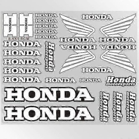 Kompatibel med Honda Klistremerker Dekaler Motorsykkel Tank Logo Kit-Perfet