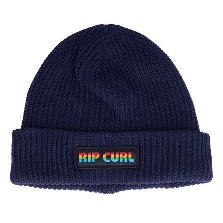Rip Curl - Blu cuff Beanie - Kids Icons Eco Beanie Navy Cuff @ Hatstore
