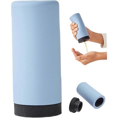 Astianpesuaineen puristuspullo 240 ml, silikoninen tiskipullo, helppo puristaa, tiivis käsisaippuapullo keittiöön