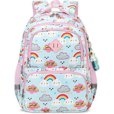 Barnesekk Grunnskole Sekker Ungdomsskole Barnesekk Student Sekk Gutter Sekker Jenter Sekk Skoleveske med Flere Lommer