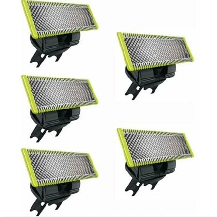 5-pakning Egnet for Philips OneBlade Erstatningsblader One Blade Pro for menn