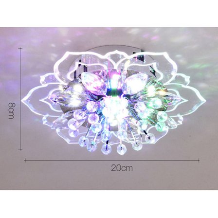 20CM 9W Modern Kristall LED Taklampa Hallway Multicolor-B