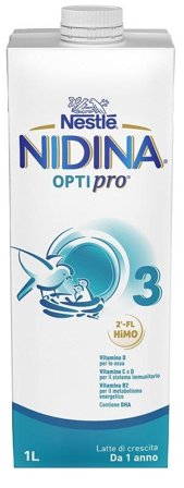 Nestlé Nidina Optipro 3 Latte Di Crescita Liquido Da 1 Anno Brick