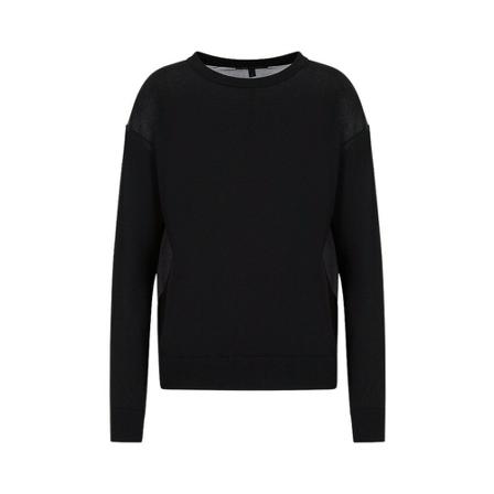 Armani Exchange, Sweater Zwart, Dames, Maat:L