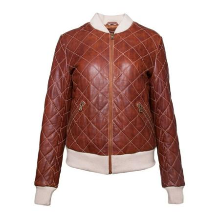 Notyz, Bomber Jackets Rood, Dames, Maat:S,leather