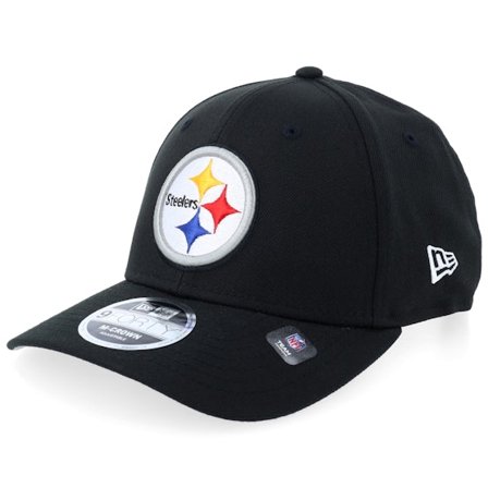 New Era - NFL Zwart adjustable Cap - Pittsburgh Steelers NFL Team 9FORTY M-Crown Black Adjustable @ Hatstore