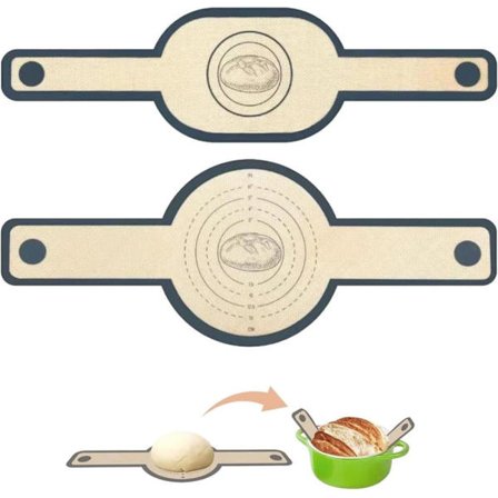 2-pakning ekstra tykke ovnsmatter 0,7 mm med langt håndtak - slitesterke bakematter for ovn, mikrobølgeovn, airfryer osv.