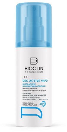 Bioclin Deo Pro Active Vapo Deodorante Senza Profumo 100ml