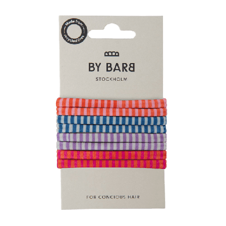 ByBarb Hårsnoddar recycled 8-pack Accessoarer & tillbehör Dam Flerfärgad 1 PCS