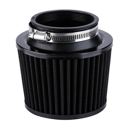 Tehokas pestävä ilmansuodatin 70 mm korkeat kylmäilmasuodattimet 2,75 tuumaa musta auto moottoripyörä fL fq